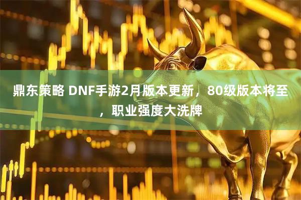 鼎东策略 DNF手游2月版本更新，80级版本将至，职业强度大洗牌
