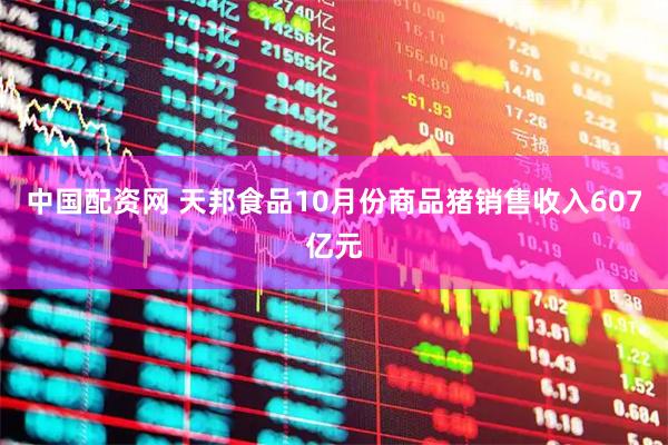 中国配资网 天邦食品10月份商品猪销售收入607亿元